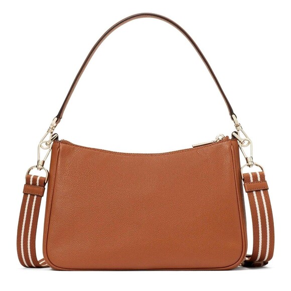 New Kate Spade Rosie Shoulder Bag Pebbled Leather Warm Gingerbread - Picture 4 of 5